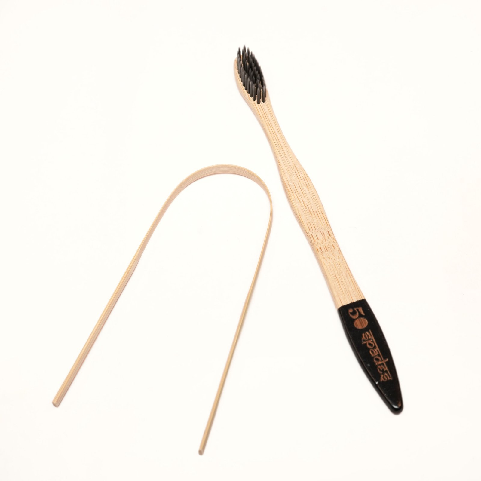 Bamboo Toothbrush with Free Tongue Cleaner